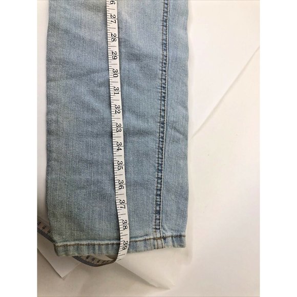 Mossimo Denim Ripped Jean Overalls Size L/G - Picture 8 of 8